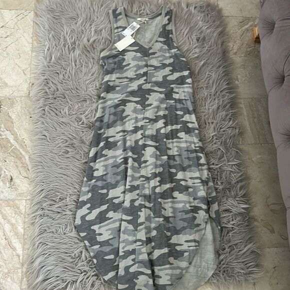 Z. Supply camo long shift dress sz XS new with tags - Picture 1 of 3